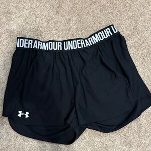 Under Armour Women's Black Athletic Shorts